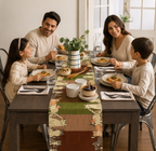 Cartoon Animal Farmhouse Table Runner for Kitchen &amp; Dining Decor