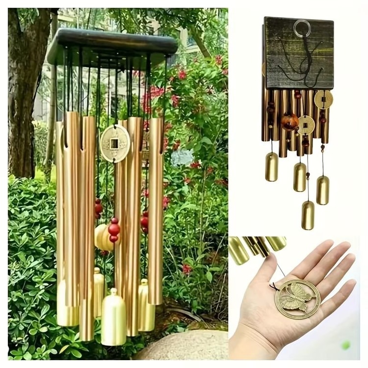 Heavy Duty Deep Tone Wind Chimes for Outdoor Gardens, Porches & Patios