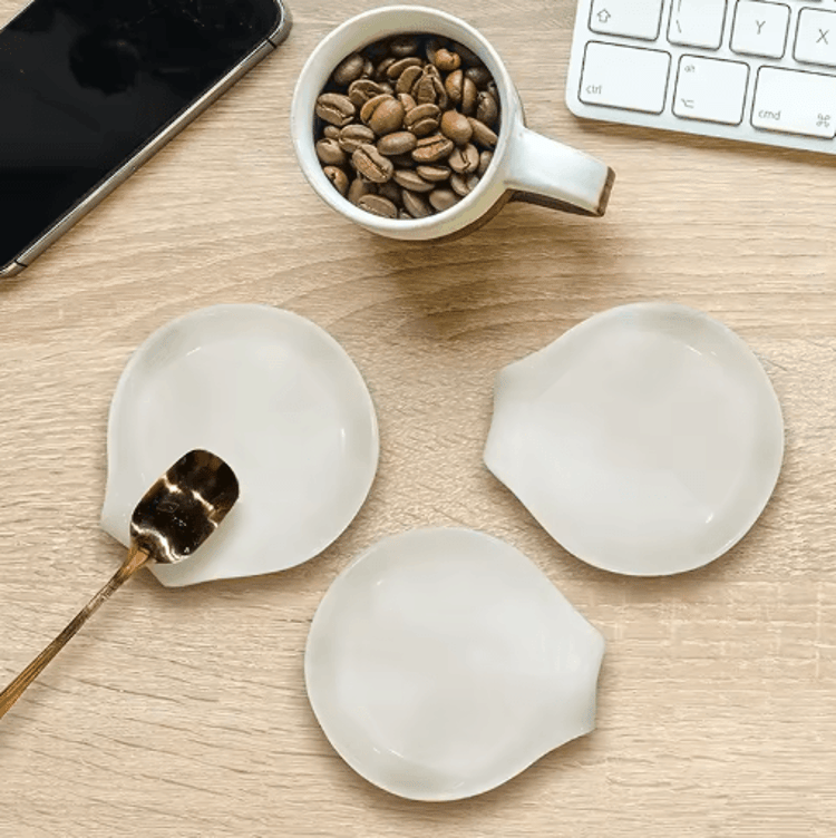 Multipurpose Ceramic Spoon Rest for Kitchen &amp; Dining Table