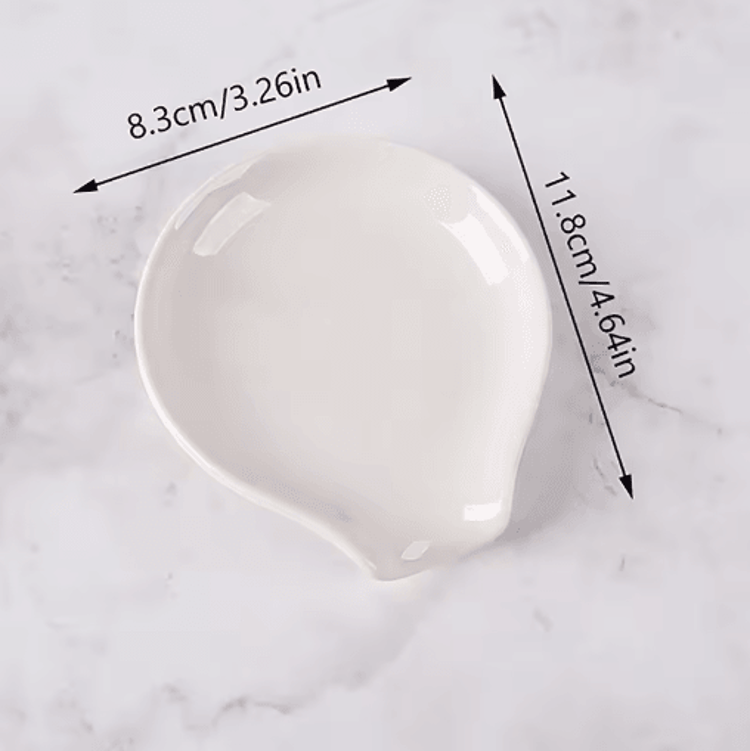 Multipurpose Ceramic Spoon Rest for Kitchen &amp; Dining Table