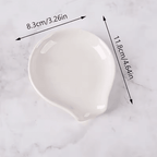 Multipurpose Ceramic Spoon Rest for Kitchen &amp; Dining Table