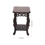 Rustic Wooden Plant Stand for Pots &amp; Decor Display