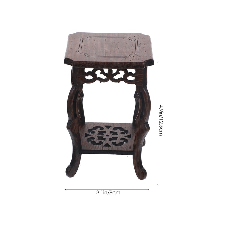 Rustic Wooden Plant Stand for Pots &amp; Decor Display