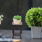 Rustic Wooden Plant Stand for Pots &amp; Decor Display