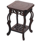 Rustic Wooden Plant Stand for Pots &amp; Decor Display