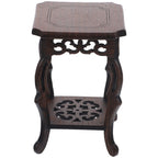 Rustic Wooden Plant Stand for Pots &amp; Decor Display
