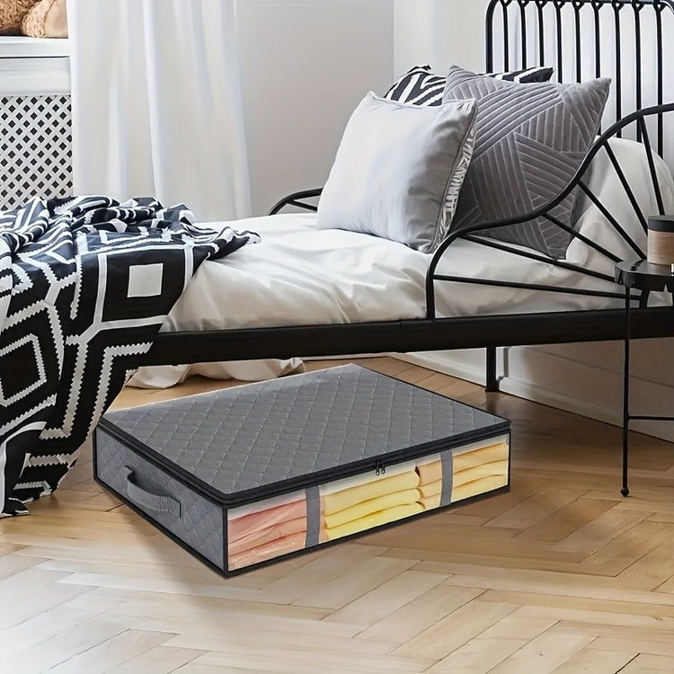 2-Piece Under-Bed Storage Bags for Bedding &amp; Clothes