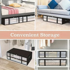 2-Piece Under-Bed Storage Bags for Bedding &amp; Clothes