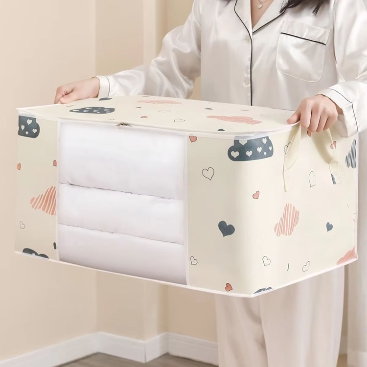 Large Capacity Foldable Storage Bag for Clothes, Blankets &amp; Bedding