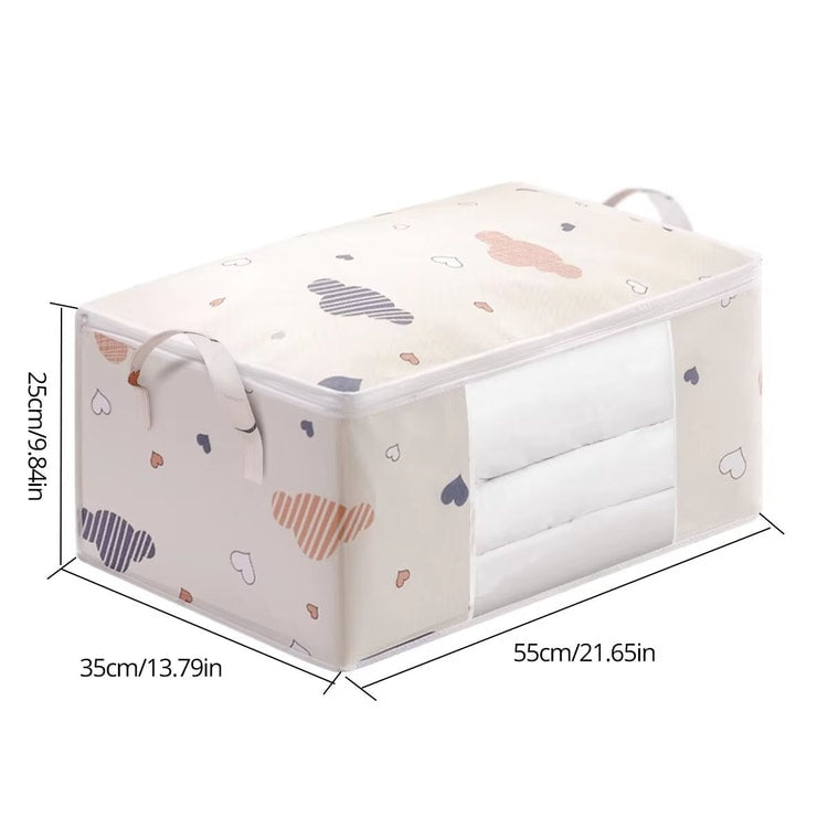 Large Capacity Foldable Storage Bag for Clothes, Blankets &amp; Bedding