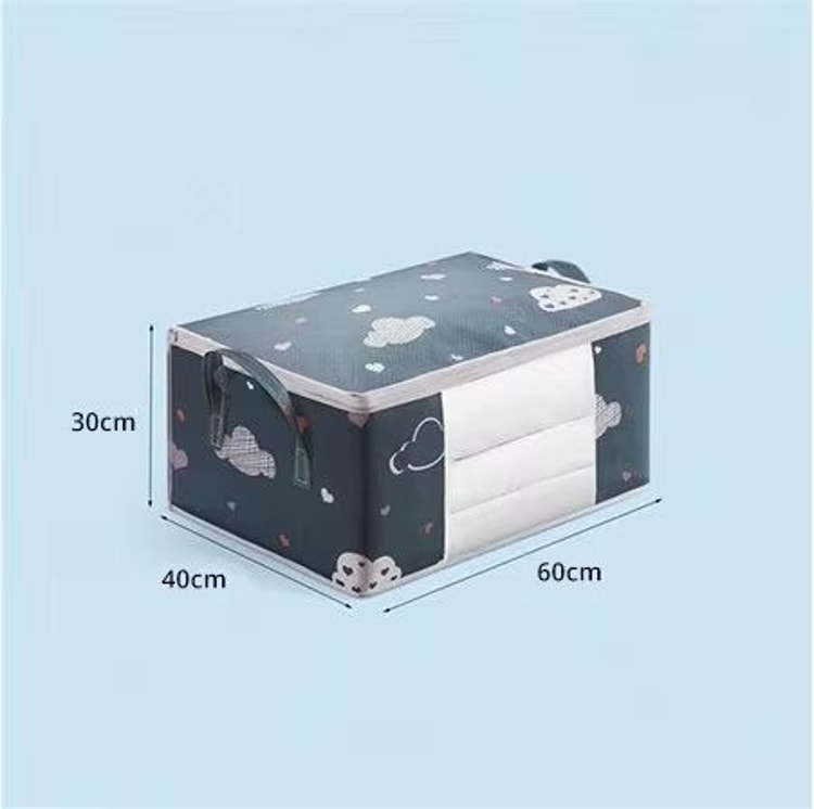 Large Capacity Foldable Storage Bag for Clothes, Blankets &amp; Bedding