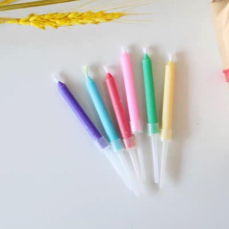 Colorful Flame Candles for Birthdays, Parties &amp; Celebrations