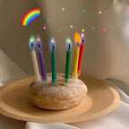 Colorful Flame Candles for Birthdays, Parties &amp; Celebrations