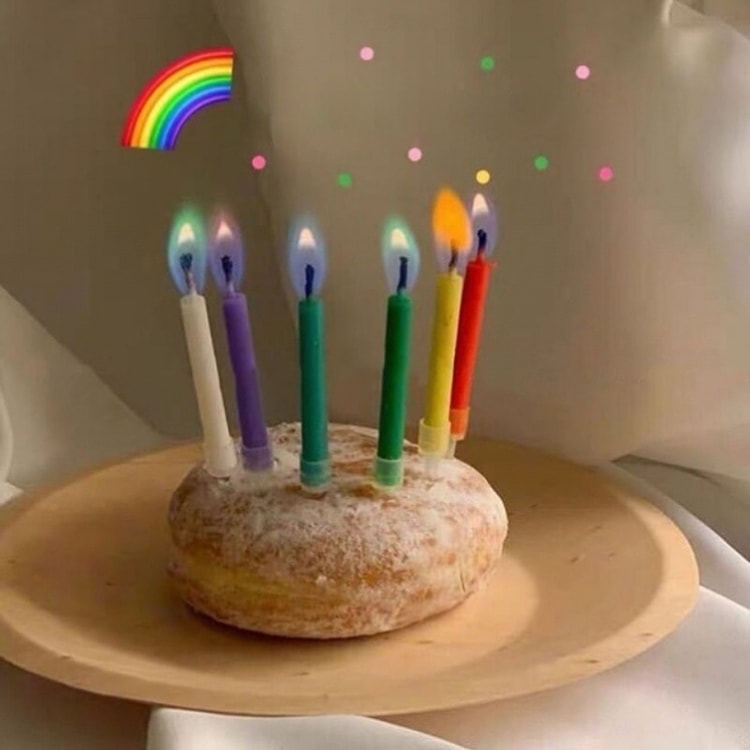 Colorful Flame Candles for Birthdays, Parties &amp; Celebrations