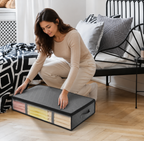 2-Piece Under-Bed Storage Bags for Bedding &amp; Clothes